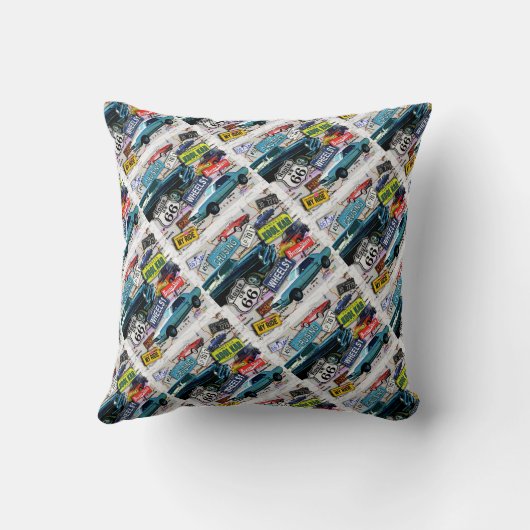 66のヴィンテージ車、遠征を導いて下さい クッション (裏面)