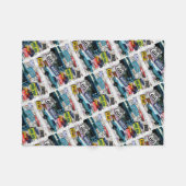 66のヴィンテージ車、遠征を導いて下さい フリースブランケット (正面(横))