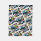 66のヴィンテージ車、遠征を導いて下さい フリースブランケット (正面)