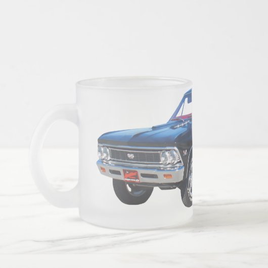 66のChevy Chevelle SSのマグ フロストグラスマグカップ (左)