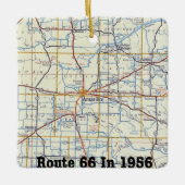 66アマリロクリスマス装飾品 セラミックオーナメント (正面)