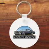 66シェベルブラック キーホルダー (正面)