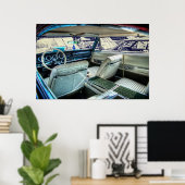 '66ドッジチャージャインテリア ポスター (ホームオフィス)