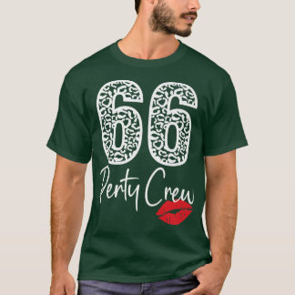 66パーティークルー飲みビアギフト66年幸せ Tシャツ