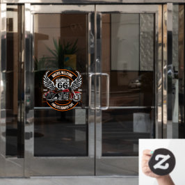 66ルカスタマイズートカフェガレージガソリンスタンドバイクもしくは自転車に乗る人 ウィンドウサイン