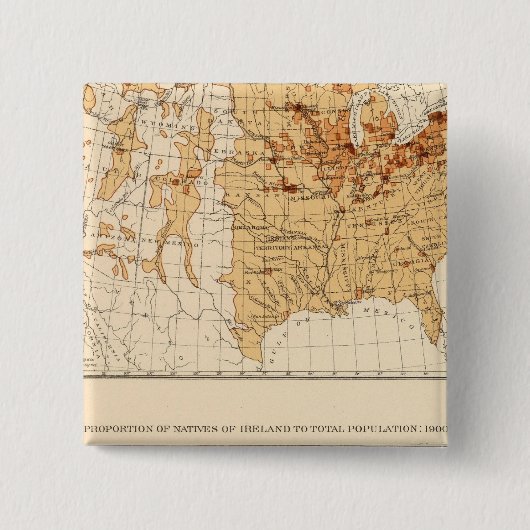 66先住民アイルランド1900 缶バッジ (正面)