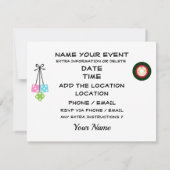 66号経路 – ヴィンテージ車 – 招待状 (裏面)