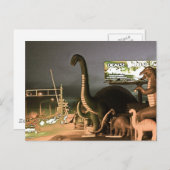 66号線の恐竜 ポストカード (正面/裏面)