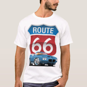 66号線クラシックカーノスタルジア Tシャツ
