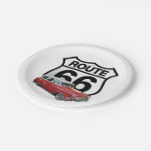 66号線クラシック車 ペーパープレート (アングル)