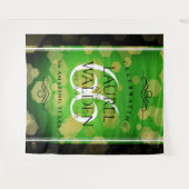 66周年チタナイト結婚記念日をエレガントに祝おう タペストリー (正面(横))