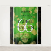 66周年チタナイト結婚記念日をエレガントに祝おう タペストリー (正面)