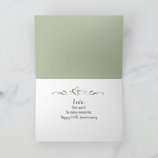 66周年記念ワインとアイビー カード (内部)