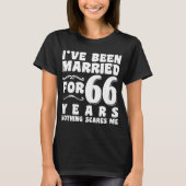 66年目の結婚記念日のプレゼント Tシャツ (正面)