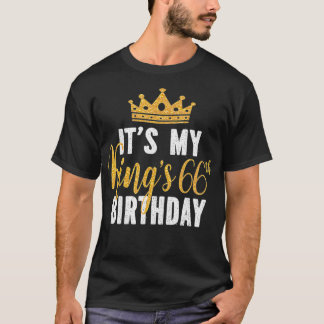 66歳の私の王の66誕生日アイディア Tシャツ