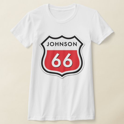 66歳の誕生日 Tシャツ (レイダウン)