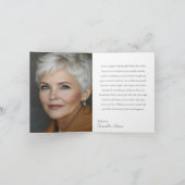 66歳 & ファビュラス オーキッド フォト バースデー グリーティング カード (内部)