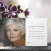 66歳 & ファビュラス オーキッド フォト バースデー グリーティング カード