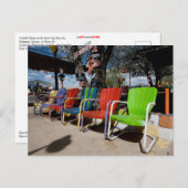 66番カラフル号線の椅子 ポストカード (正面/裏面)