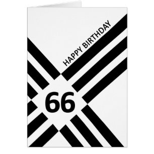 66番目の斜線デザイン誕生日