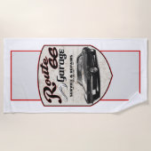 66系統車庫車 ビーチタオル (正面)