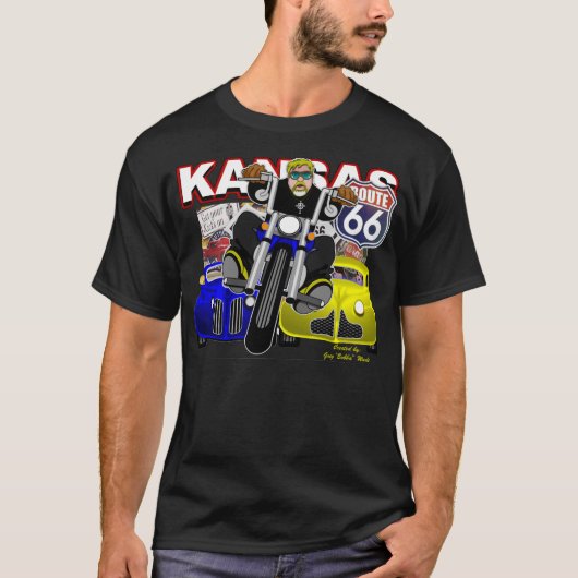 66経路カンザス Tシャツ (正面)