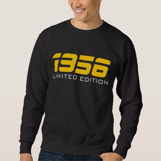 66誕生日レディースメンズ66年1956 14 スウェットシャツ (正面)