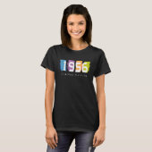 66誕生日レディースメンズ66年1956 19 Tシャツ (正面フル)
