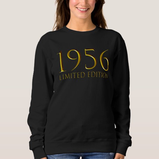 66誕生日レディースメンズ66年1956 1 スウェットシャツ (正面)