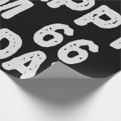 66誕生日嬉しい私は66今日のギフトおもしろい ラッピングペーパー (角)