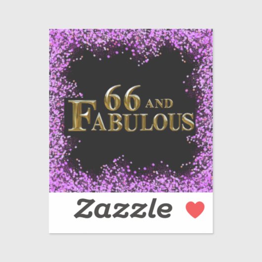 66誕生日 シール (シート)