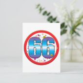 66誕生日v2 ポストカード (スタンド正面)