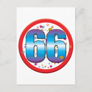66誕生日v2 ポストカード