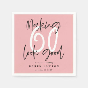 660人を良い誕生日パーティーに見せる スタンダードカクテルナプキン