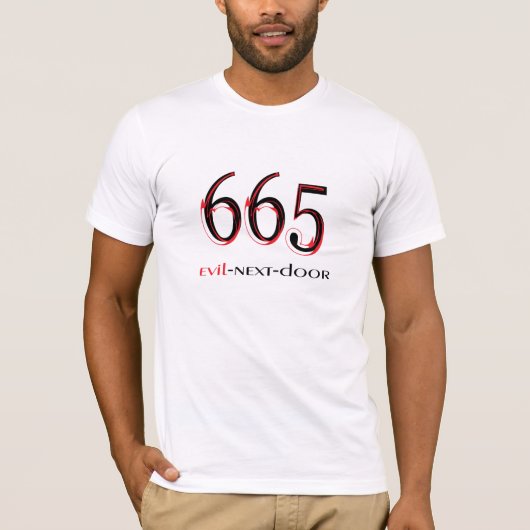 665 - 隣の悪魔 Tシャツ (正面)