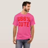 666かわいい Tシャツ (正面フル)