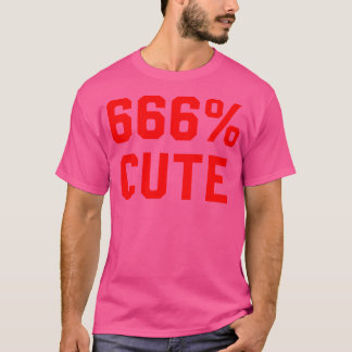 666かわいい Tシャツ