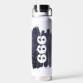 666エンジェル数スターハイトセルフアライメント ウォーターボトル (背面)