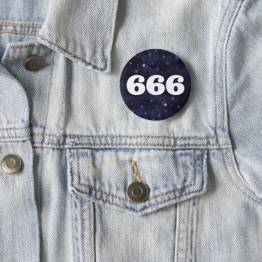 666エンジェル数スターハイトセルフアライメント 缶バッジ (インサイチュ)