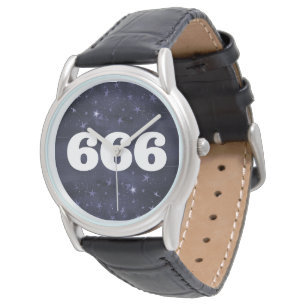 666エンジェル数スターハイトセルフアライメント 腕時計
