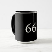 666 マグカップ (正面左)
