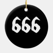 666%メタルヘッド セラミックオーナメント (裏面)