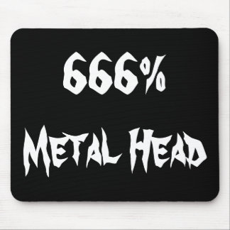 666%メタルヘッド マウスパッド