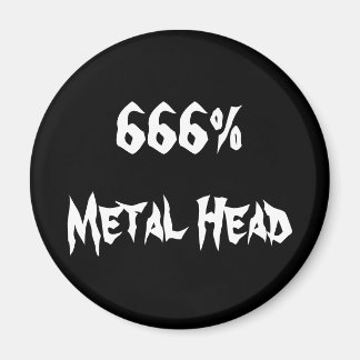 666%メタルヘッド マグネット