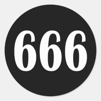 666 ラウンドシール