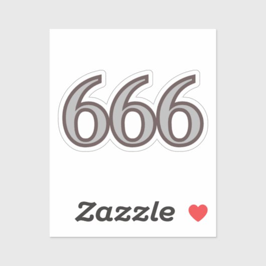 666 Angel Number Balance シール (シート)