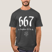 667近隣獣賞おもしろい Tシャツ (正面)