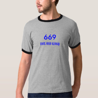 669、邪悪およびねじれた Tシャツ