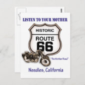 66 – お聞母さん – 針 ポストカード (正面/裏面)