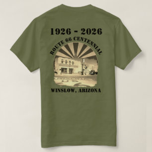 66 100年セピア風アリゾナ戻る Tシャツ